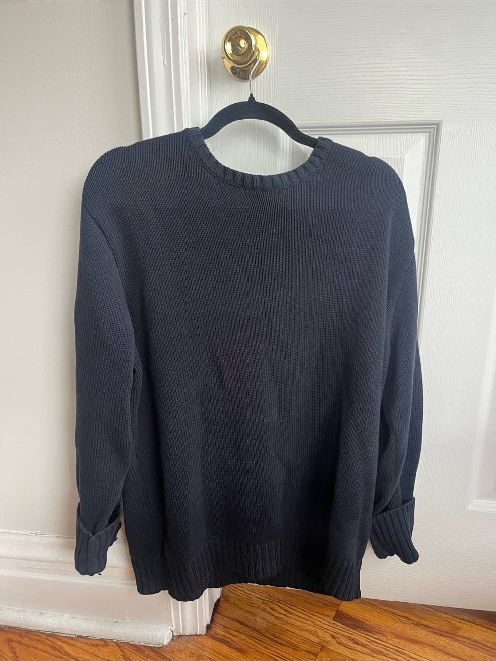 Brandy Melville Navy Oversized Cotton Sweater